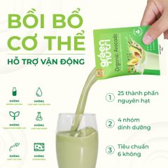 Sữa Hạt Ngũ Cốc Organic Avocado 625g - Thức Uống Dinh Dưỡng Thuần Chay, Hỗ Trợ Sức Khỏe, No Cholesterol, Dành Cho Mọi Lứa Tuổi